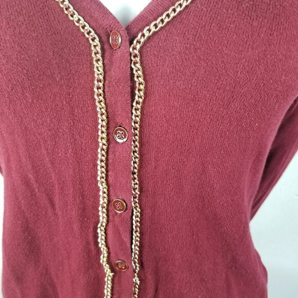 Merona Cotton‎ Blend Button Front Sweater - Picture 7 of 8